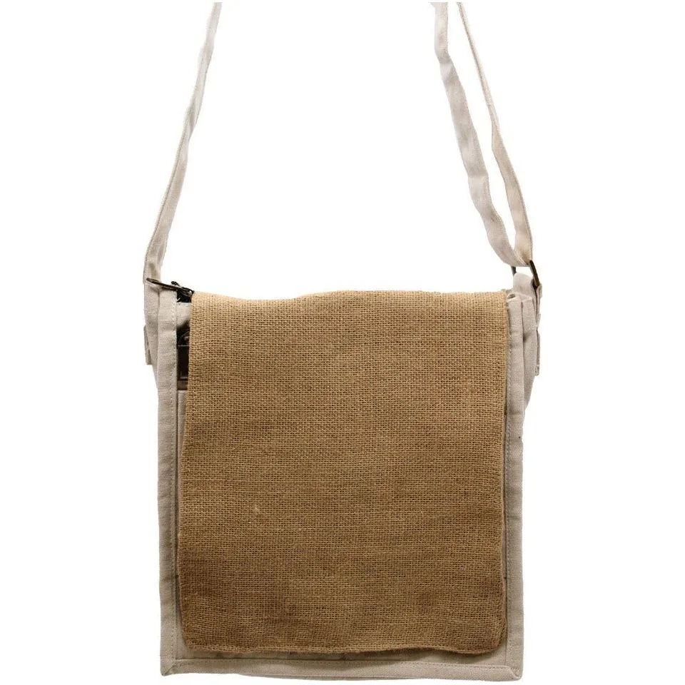 cottonnotplastic.com Natural Cotton Canvas Messenger Bag - 6 Great Colours - Plastic-Free Apparel & Accessories > Handbags, Wallets & Cases > Handbags > Crossbody Bags > Messenger Bags > Natural Cotton Canvas Messenger Bags emmy-jane-boutique.myshopify.com