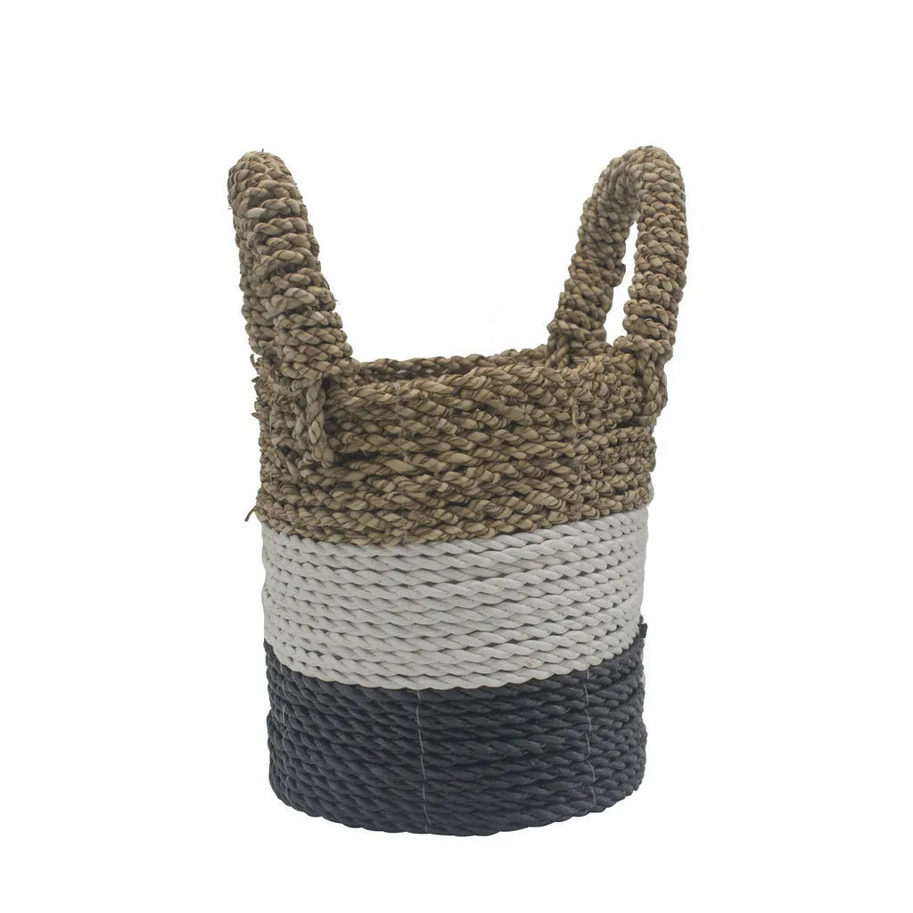 Ancient Wisdom Handwoven Indonesian Seagrass Baskets - Set of 3 - Choice of 5 Colours Home & Garden > Household Supplies > Storage & Organisation > Household Storage Containers > Handwoven Indonesian Seagrass Baskets emmy-jane-boutique.myshopify.com