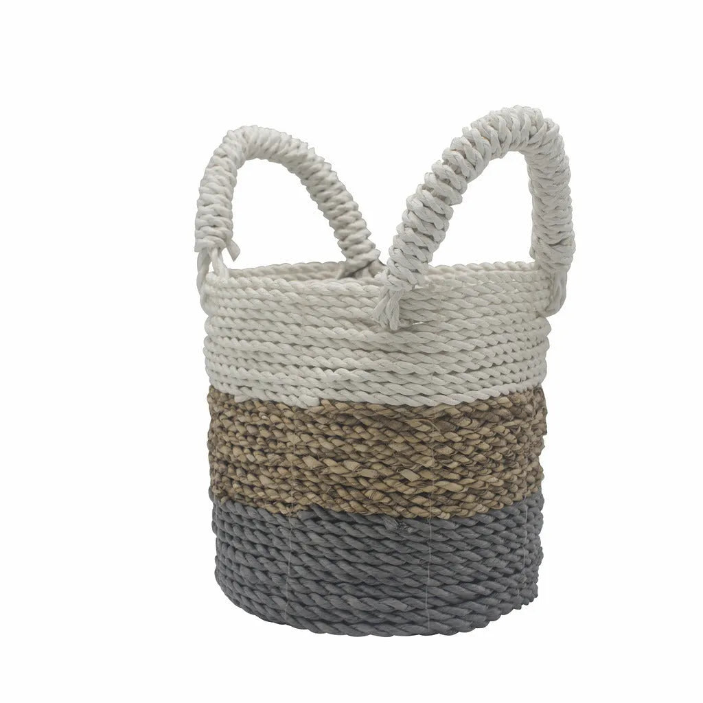 Ancient Wisdom Handwoven Indonesian Seagrass Baskets - Set of 3 - Choice of 5 Colours Home & Garden > Household Supplies > Storage & Organisation > Household Storage Containers > Handwoven Indonesian Seagrass Baskets emmy-jane-boutique.myshopify.com
