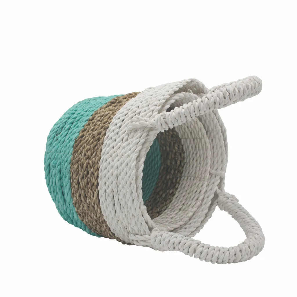 Ancient Wisdom Handwoven Indonesian Seagrass Baskets - Set of 3 - Choice of 5 Colours Home & Garden > Household Supplies > Storage & Organisation > Household Storage Containers > Handwoven Indonesian Seagrass Baskets emmy-jane-boutique.myshopify.com