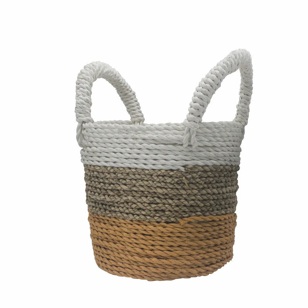 Ancient Wisdom Handwoven Indonesian Seagrass Baskets - Set of 3 - Choice of 5 Colours Home & Garden > Household Supplies > Storage & Organisation > Household Storage Containers > Handwoven Indonesian Seagrass Baskets emmy-jane-boutique.myshopify.com