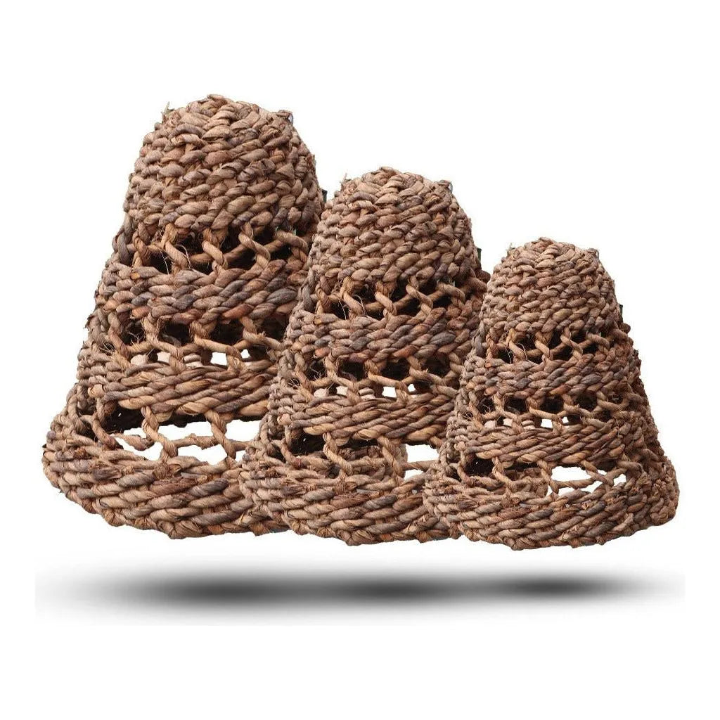 Emmy Jane Natural Lamp Shades Banana Leaf & Hitam Raffia - Handmade & Fairly Traded Home & Garden > Lighting Accessories > Lamp Shades > Natural Lampshades > Banana Leaf & Hitam Raffia Lamp Shades > Handmade Lampshades > Fairly Traded Lampshades emmy-jane-boutique.myshopify.com