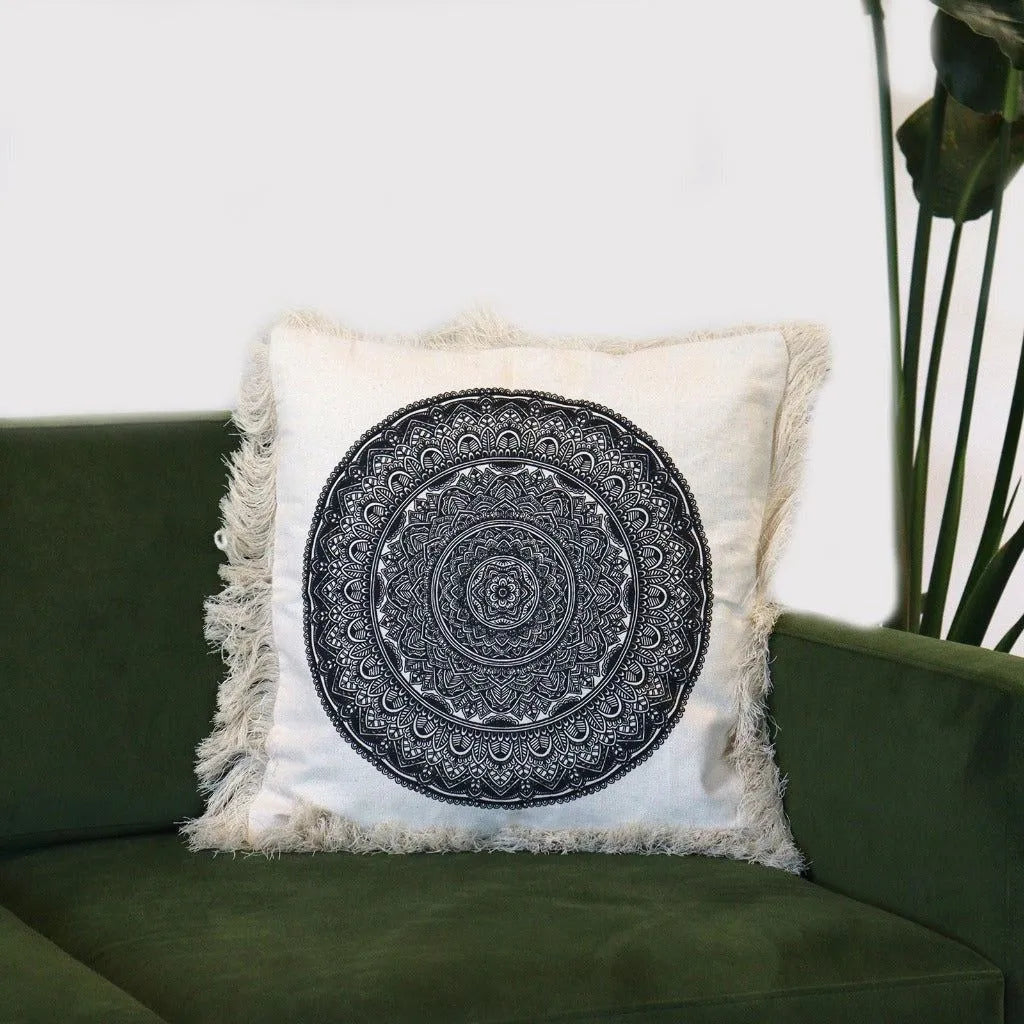 Ancient Wisdom Eco-Friendly Cotton Cushion Covers - Mandala Design - 6 Shapes & Sizes Home & Garden > Decor > Throw Pillows > Cushion Covers emmy-jane-boutique.myshopify.com
