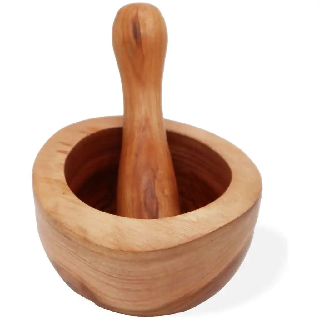 Emmy Jane Ergo - Wooden Pestle & Mortar - Natural Home Sustainable Teak Wood Home & Garden > Kitchen & Dining > Kitchen Tools & Utensils > Mortars & Pestles > Sustainable Wooden Pestle & Mortar emmy-jane-boutique.myshopify.com