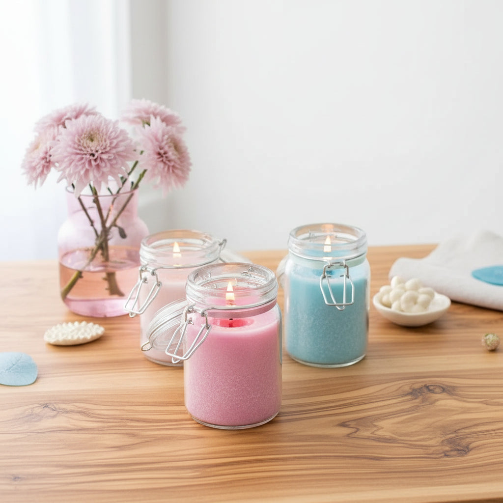 Pure Pure & Natural Olive Wax Jar Candles  - Long Burning Handmade Vegan Friendly Home & Garden > Decor > Home Fragrances > Candles > Pure & Natural Candles > Olive Wax Candles > Jar Candles > Long Burning Candles > Handmade Candles > Vegan Candles emmy-jane-boutique.myshopify.com