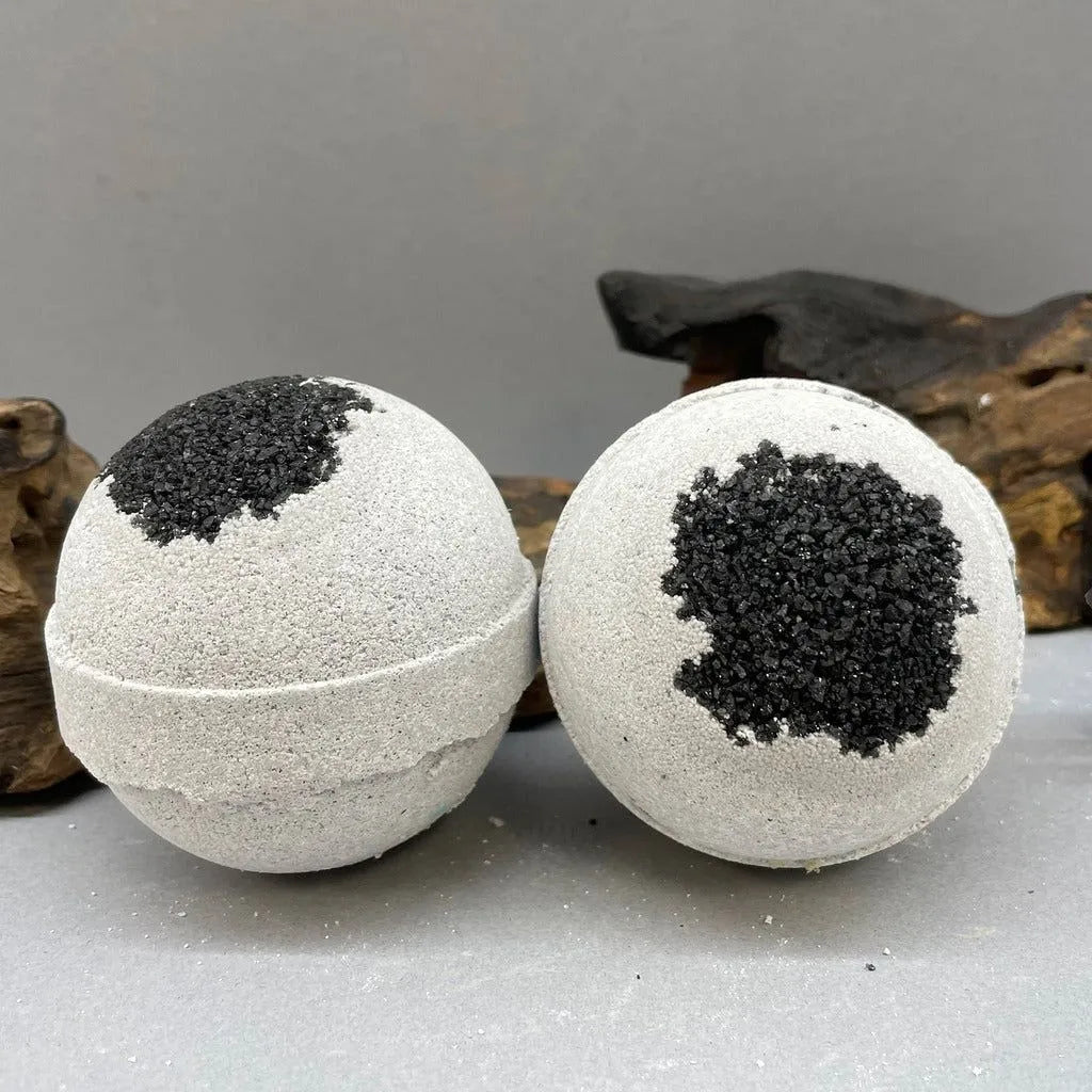 Emmy Jane Natural Activated Charcoal Handmade Bath Bombs - Sea Salt & Moss - Vegan Friendly Health & Beauty > Personal Care > Cosmetics > Bath & Body > Bath Additives > Bath Bombs > Natural Bath Bombs >Activated Charcoal Bath Bombs > Handmade Bath Bombs > Sea Salt & Moss Bath Bombs > Vegan Bath Bombs emmy-jane-boutique.myshopify.com