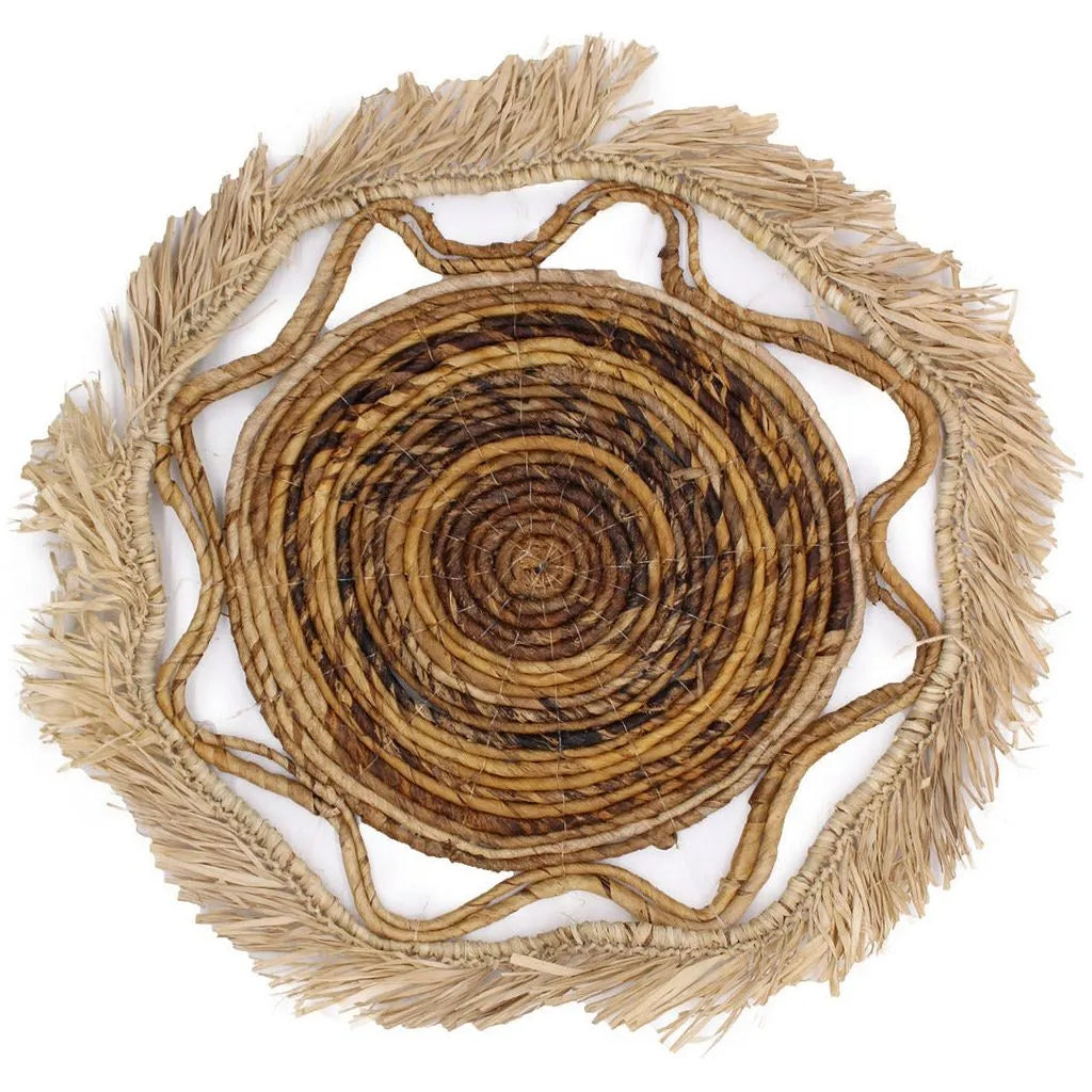 Ancient Wisdom Natural Wall Art Set - Organic Seagrass - Handmade & Fairly Traded Home Decor Home & Garden > Decor > Artwork > Posters, Prints, & Visual Artwork emmy-jane-boutique.myshopify.com