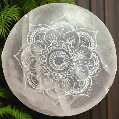 Emmy Jane Decorative Plates - Chakra Set of 7 Selenite Charging Plates Home & Garden > Decor > Decorative Plates emmy-jane-boutique.myshopify.com