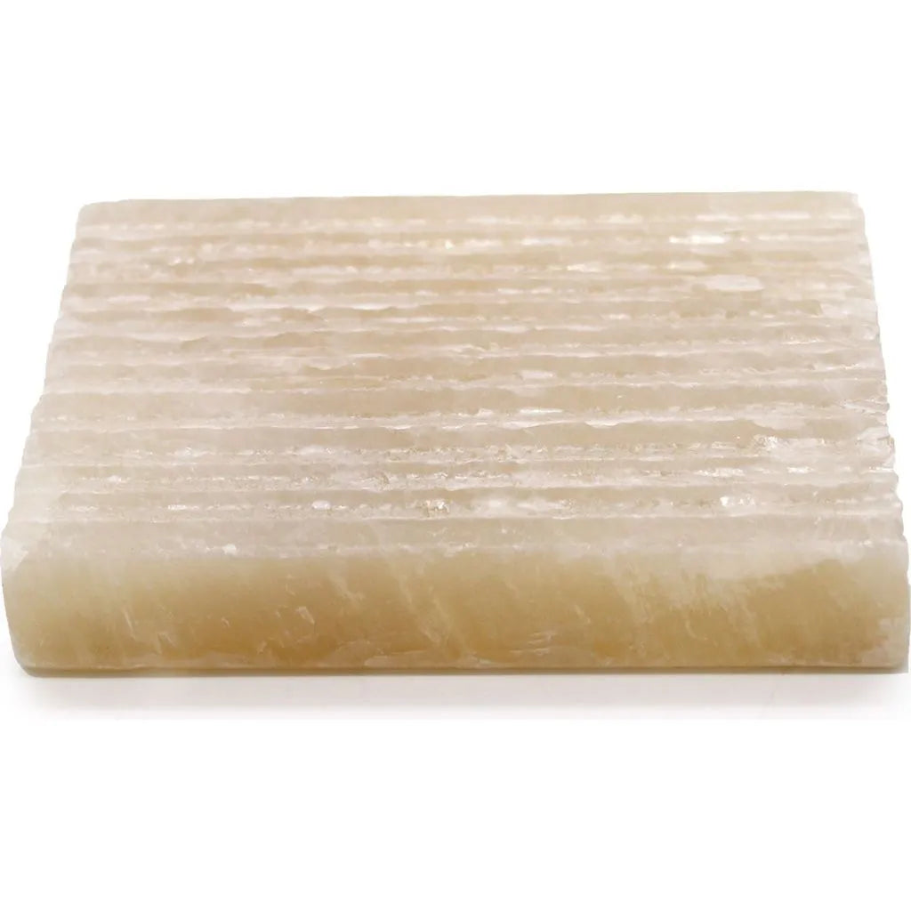 Emmy Jane Onyx Soap Dishes - Classic White Honey & Natural Home & Garden > Bathroom Accessories > Soap Dishes & Holders > Natural Soap Dishes > Onyx Soap Dishes emmy-jane-boutique.myshopify.com