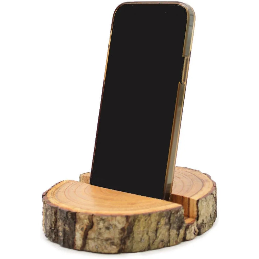 Emmy Jane Natural Wooden Phone Holders - Mobile Device Phone Wood Stand Electronics > Communications > Telephony > Mobile Phone Accessories > Mobile Phone Stands > Wood Phone Stand > Eco-friendly wood phone holder emmy-jane-boutique.myshopify.com