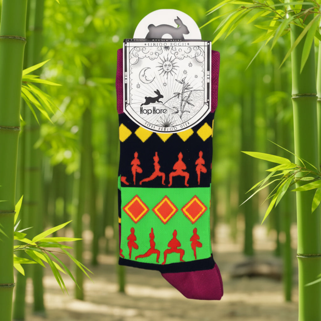 Hop Hare Soft Bamboo Socks - Hop Hare Sizes UK 3.5 - 11.5 Unisex - 7 Designs Clothing & Accessories > Clothing > Underwear & Socks > Socks > Unisex Socks > Colouful Soft Bamboo Socks emmy-jane-boutique.myshopify.com