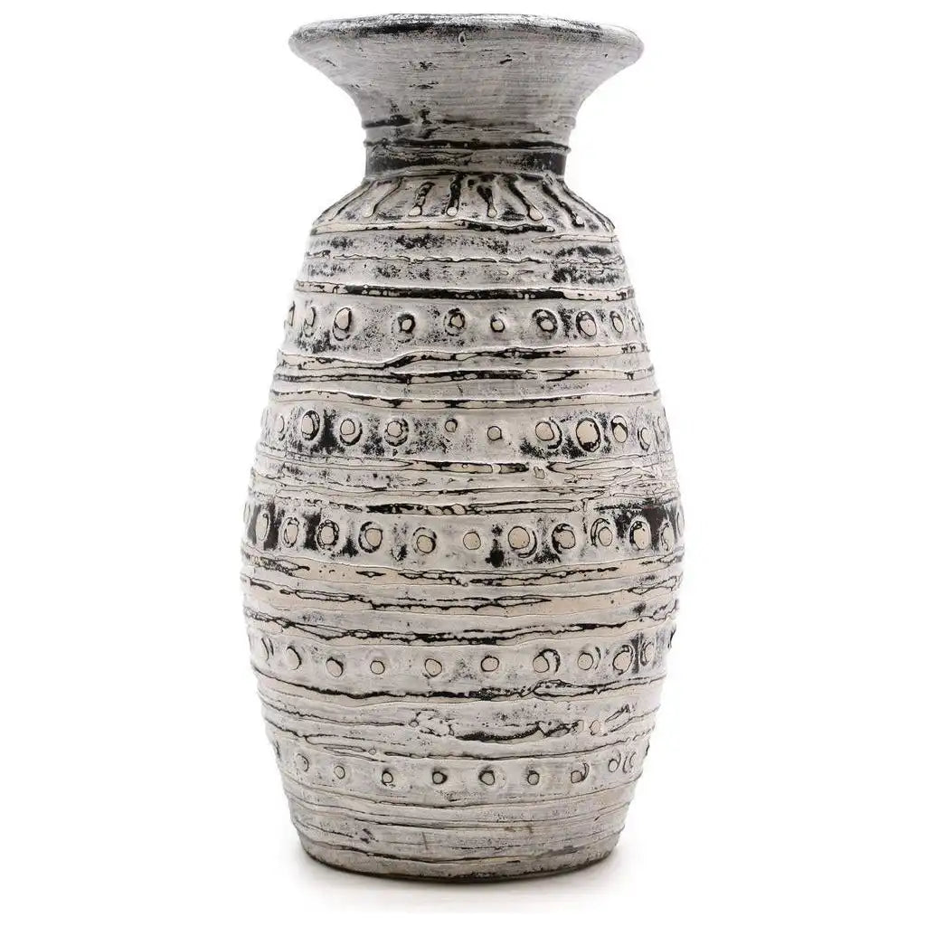 Emmy Jane Ceramic Vases from Lombok - Indonesian pottery - Fairly Traded - Black & White Home & Garden > Decor > Vases > Ceramic Vases from Lombok > Indonesian pottery Vases > Fairly Traded vases > Black & White Vases emmy-jane-boutique.myshopify.com