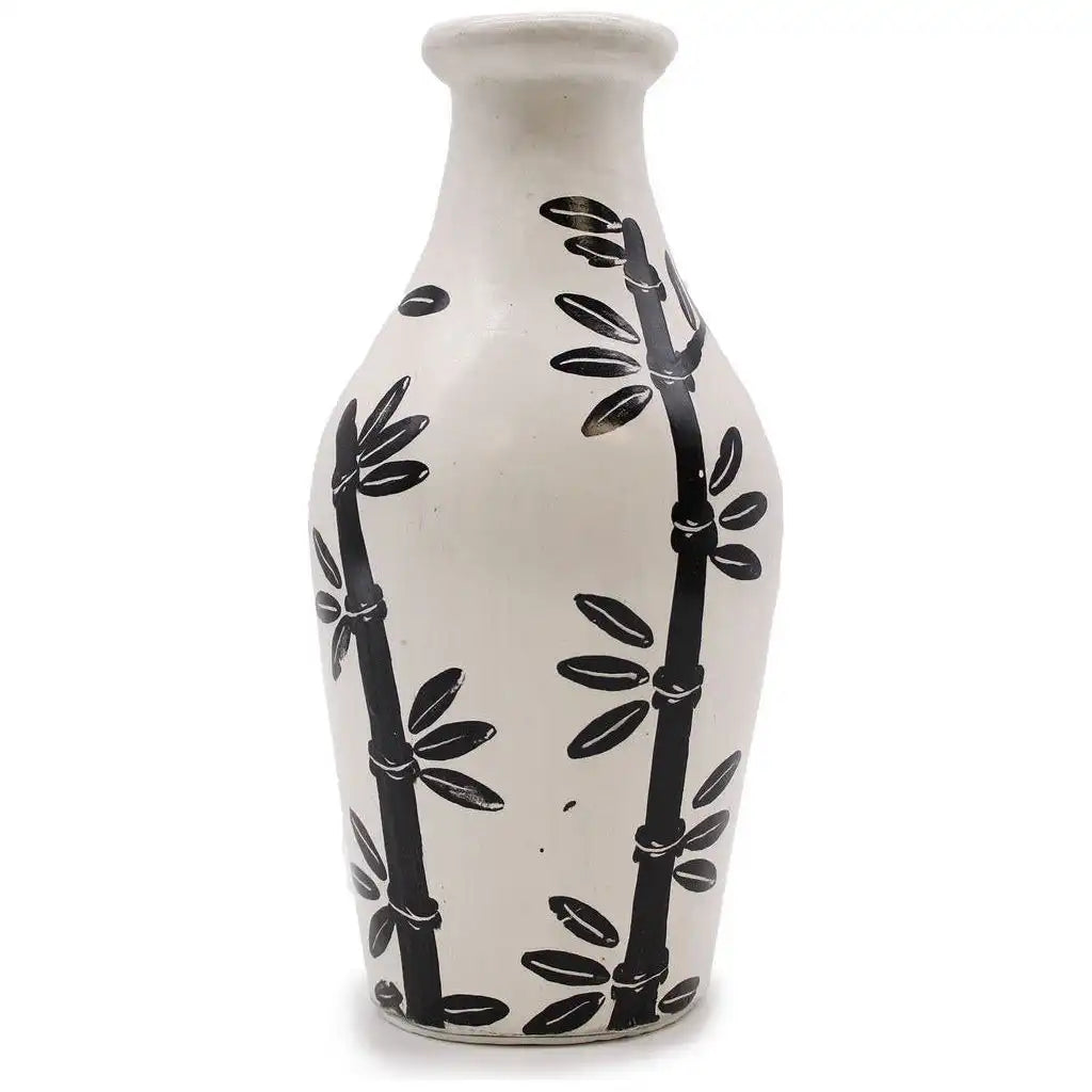 Emmy Jane Ceramic Vases from Lombok - Indonesian pottery - Fairly Traded - Black & White Home & Garden > Decor > Vases > Ceramic Vases from Lombok > Indonesian pottery Vases > Fairly Traded vases > Black & White Vases emmy-jane-boutique.myshopify.com