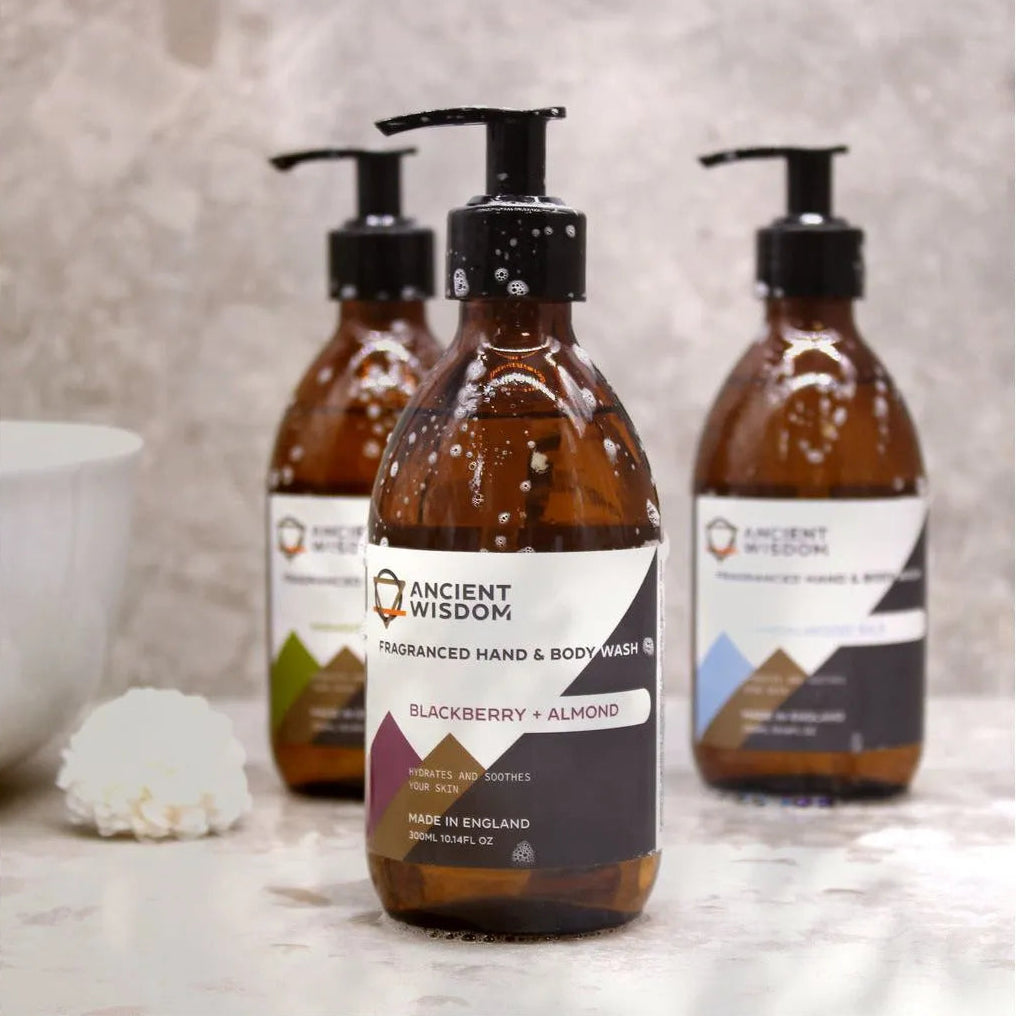 Ancient Wisdom Ancient Wisdom - Fragranced Hand & Body Wash - 6 Beautiful Scents Health & Beauty > Personal Care > Cosmetics > Bath & Body > Body Wash > Aromatherapy Hand & Body Wash > Essential Oil Body Wash emmy-jane-boutique.myshopify.com