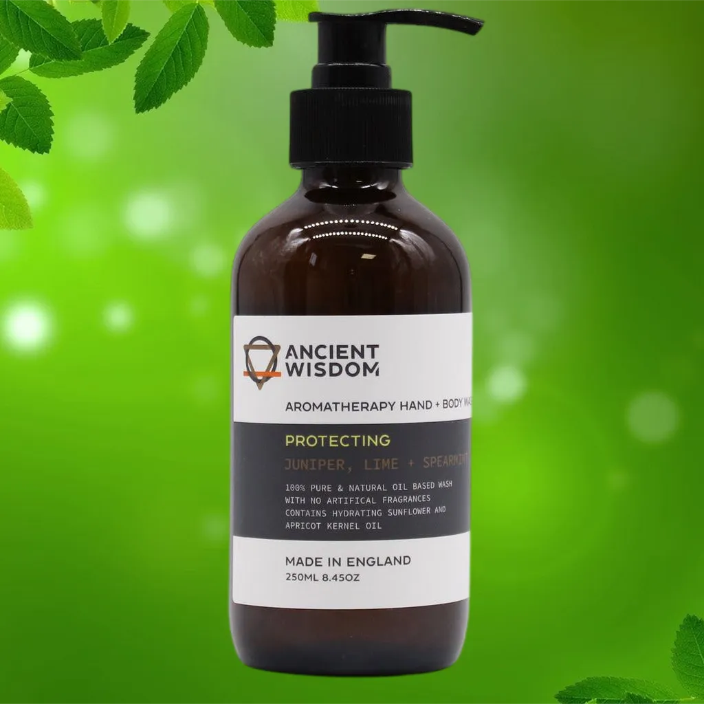 Ancient Wisdom Aromatherapy Hand & Body Wash with Essential Oils - Ancient Wisdom Health & Beauty > Personal Care > Cosmetics > Bath & Body > Body Wash > Aromatherapy Hand & Body Wash > Essential Oil Body Wash emmy-jane-boutique.myshopify.com