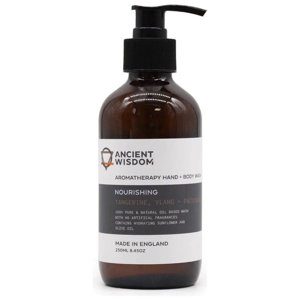 Ancient Wisdom Aromatherapy Hand & Body Wash with Essential Oils - Ancient Wisdom Health & Beauty > Personal Care > Cosmetics > Bath & Body > Body Wash > Aromatherapy Hand & Body Wash > Essential Oil Body Wash emmy-jane-boutique.myshopify.com