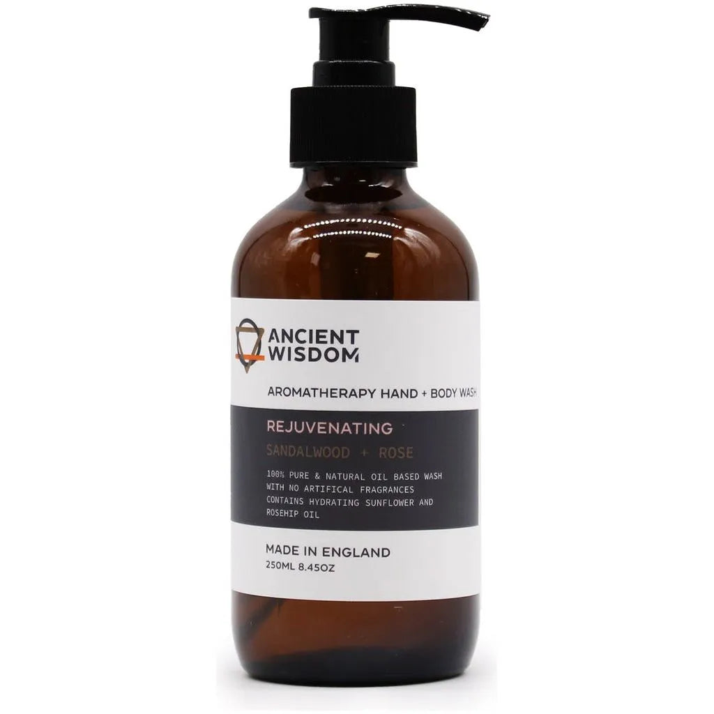 Ancient Wisdom Aromatherapy Hand & Body Wash with Essential Oils - Ancient Wisdom Health & Beauty > Personal Care > Cosmetics > Bath & Body > Body Wash > Aromatherapy Hand & Body Wash > Essential Oil Body Wash emmy-jane-boutique.myshopify.com
