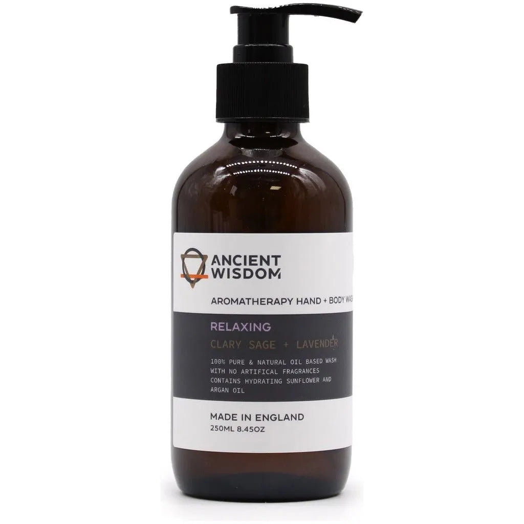 Ancient Wisdom Aromatherapy Hand & Body Wash with Essential Oils - Ancient Wisdom Health & Beauty > Personal Care > Cosmetics > Bath & Body > Body Wash > Aromatherapy Hand & Body Wash > Essential Oil Body Wash emmy-jane-boutique.myshopify.com