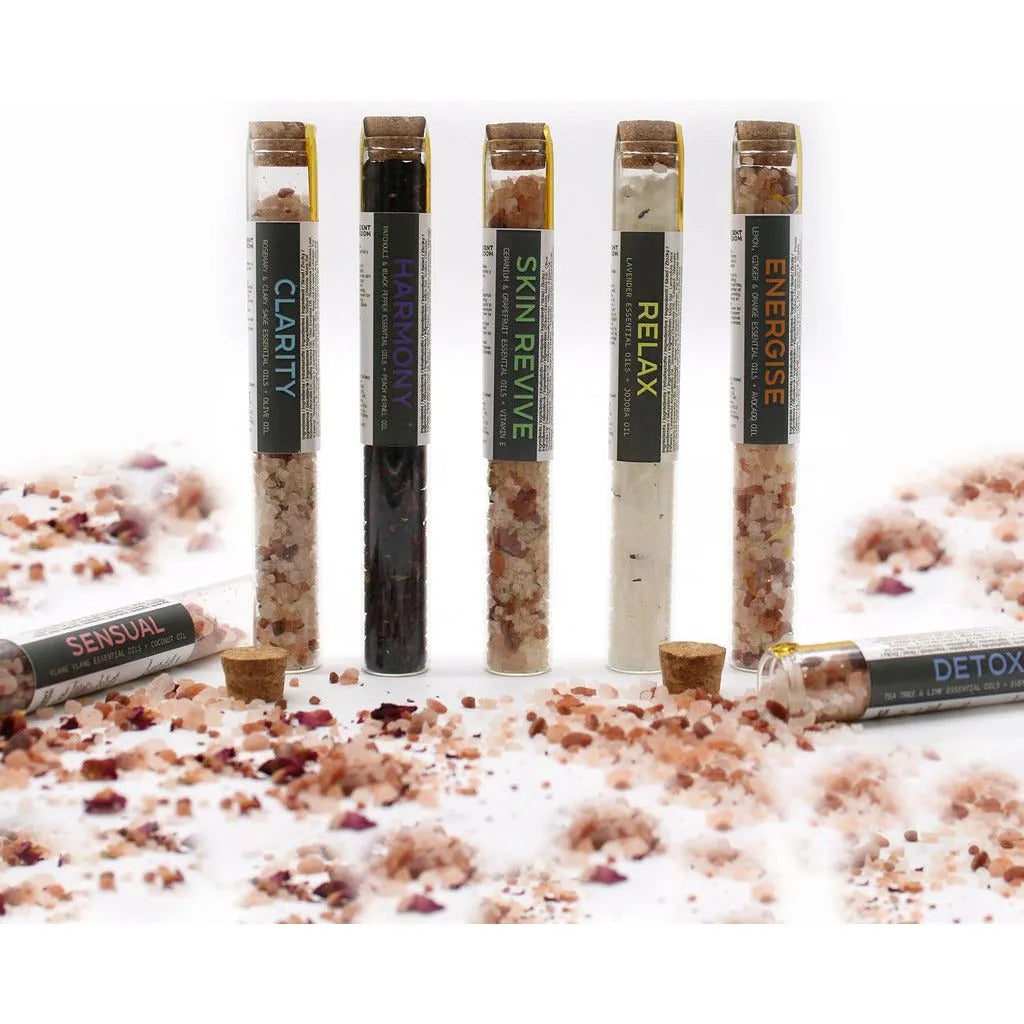 Ancient Wisdom Bath Salts Gift Set - Natural Himalayan Salts Essential Oils & Dried Flowers Health & Beauty > Personal Care > Cosmetics > Bath & Body > Bath Additives > Bath Salts > Bath Salts Gift Sets > Natural Himalayan Salts Essential Oils & Dried Flowers emmy-jane-boutique.myshopify.com