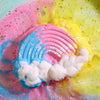 Colourful Bath Bombs for Kids - Rainbow Unicorn & Hippo- Childrens Bathbombs