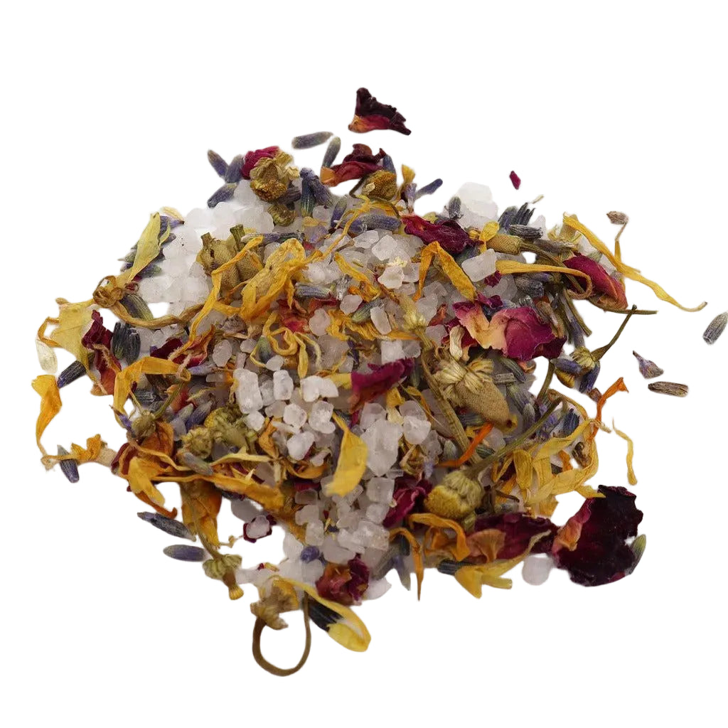 Ancient Wisdom Natural Bath Salts - Floral Bath Soak & Facial Steam Blend - Vegan Friendly Health & Beauty > Personal Care > Cosmetics > Bath & Body > Bath Additives > Bath Salts > Vegan Bath Salts > Natural Bath Salts with Flowers > Floral Bath Soak & Facial Steam Blend emmy-jane-boutique.myshopify.com