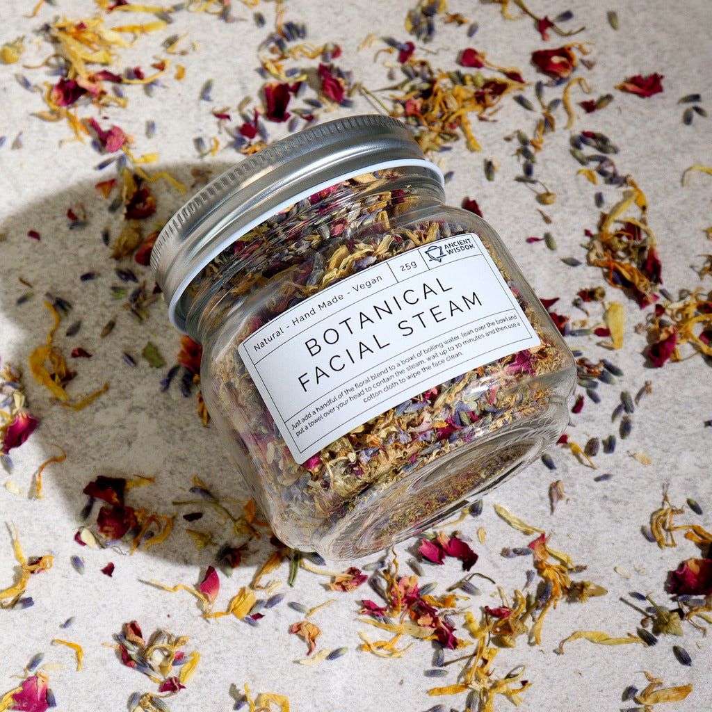 Emmy Jane Boutique Natural Bath Salts - Floral Bath Soak & Facial Steam Blend - Vegan Friendly