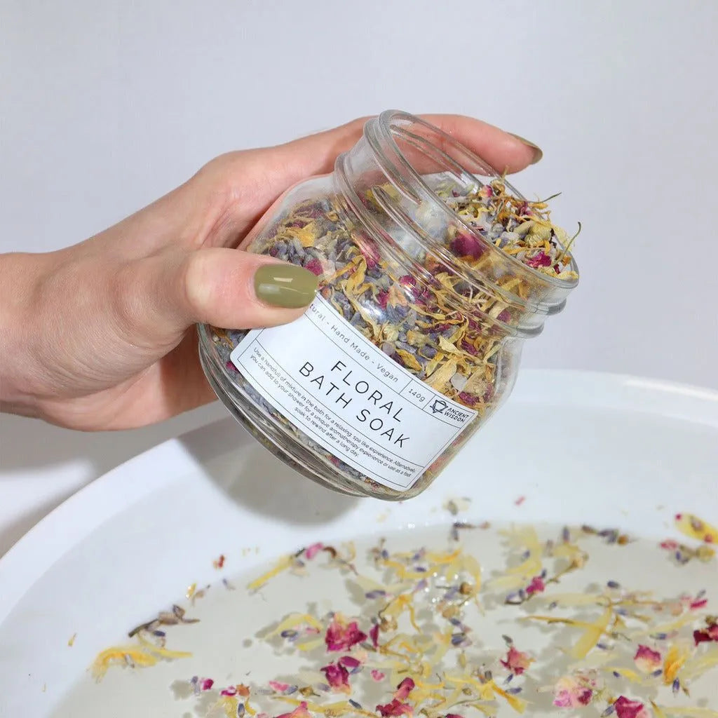 Ancient Wisdom Natural Bath Salts - Floral Bath Soak & Facial Steam Blend - Vegan Friendly Health & Beauty > Personal Care > Cosmetics > Bath & Body > Bath Additives > Bath Salts > Vegan Bath Salts > Natural Bath Salts with Flowers > Floral Bath Soak & Facial Steam Blend emmy-jane-boutique.myshopify.com