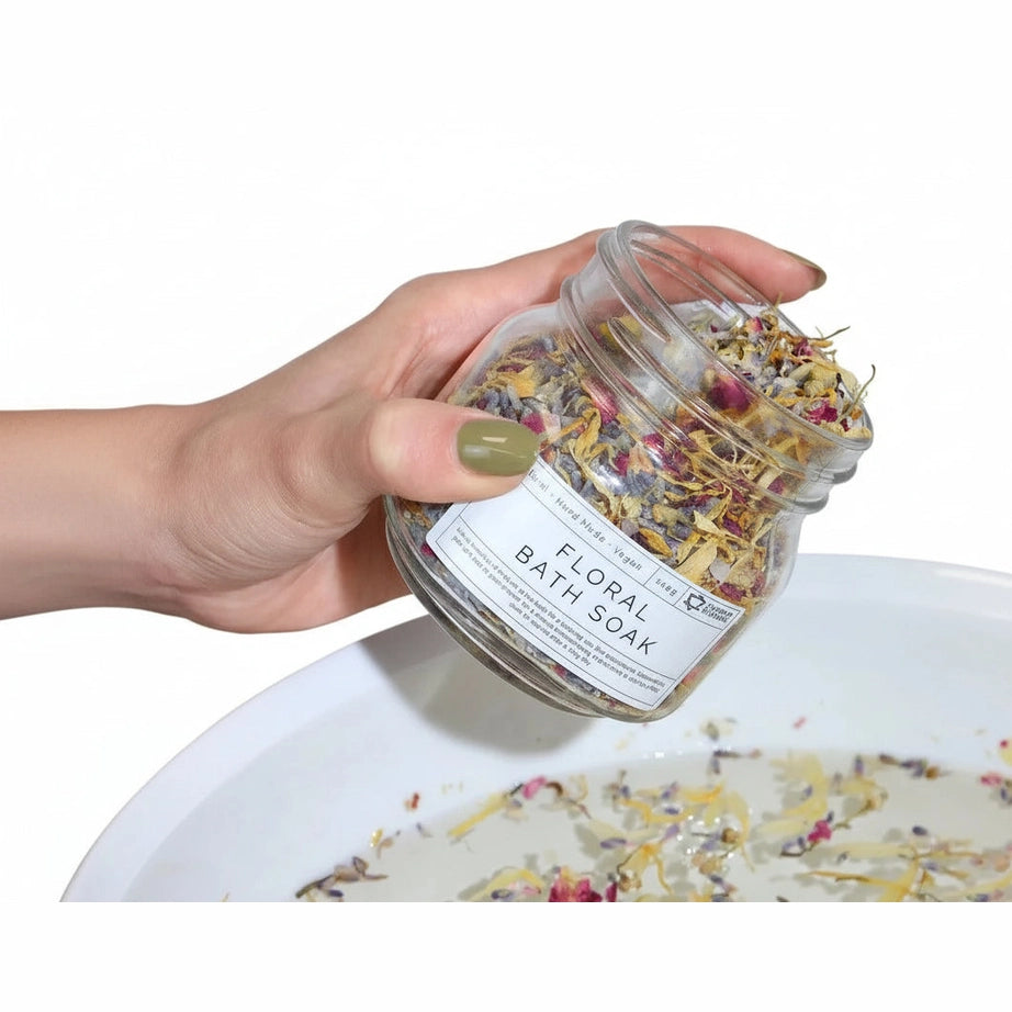 Ancient Wisdom Natural Bath Salts - Floral Bath Soak & Facial Steam Blend - Vegan Friendly Health & Beauty > Personal Care > Cosmetics > Bath & Body > Bath Additives > Bath Salts > Vegan Bath Salts > Natural Bath Salts with Flowers > Floral Bath Soak & Facial Steam Blend emmy-jane-boutique.myshopify.com
