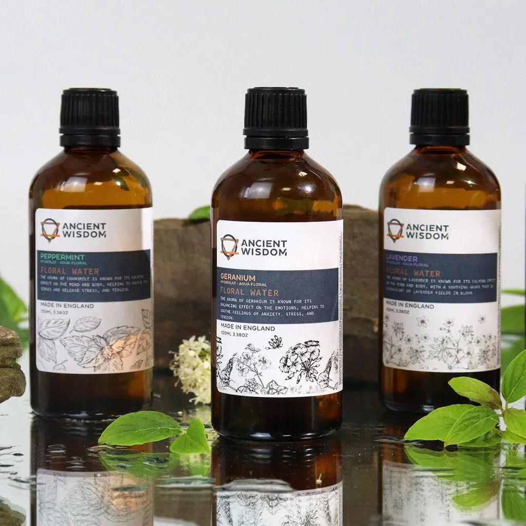 Ancient Wisdom Floral Waters Hydrolates - Eco-Friendly Pure Flower Waters for Skincare Health & Beauty > Personal Care > Cosmetics > Skin Care > Facial Cleansers > Floral Waters Hydrolates > Eco-Friendly Pure Flower Waters for Skincare emmy-jane-boutique.myshopify.com