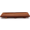 Emmy Jane Boutique Wooden Soap Dish - Classic Sustainable Mahogany Wood Grid Drainer Soap Dishes