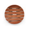 Wooden Soap Dish - Classic Sustainable Mahogany Wood Grid Drainer Soap Dishes