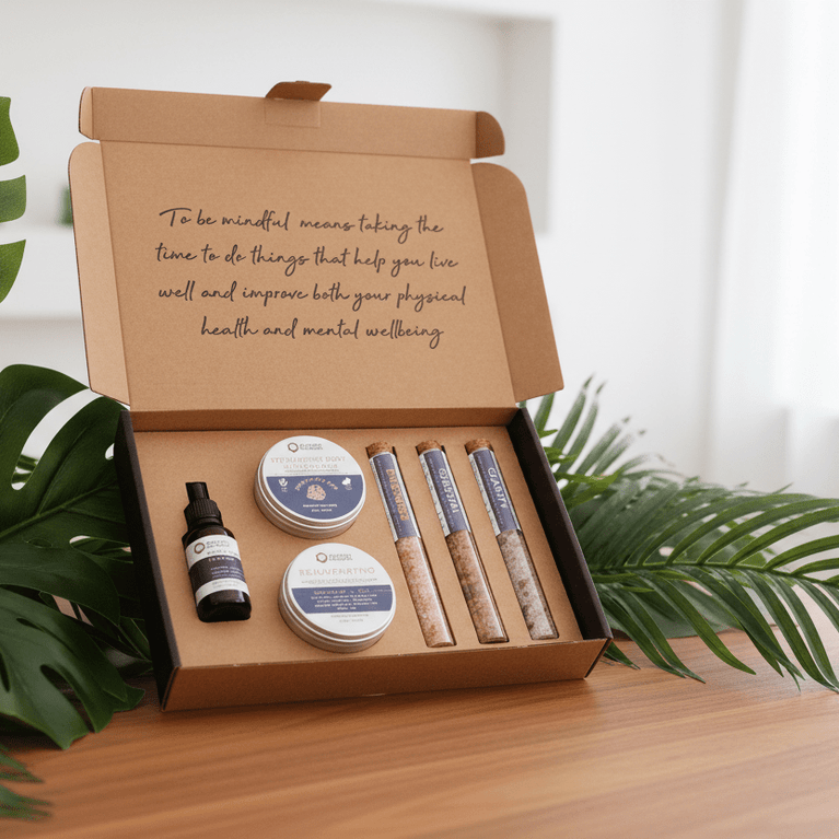 Natural Gift Set - Self-Care Kit - Mindfulness Home Spa Set – Emmy Jane ...