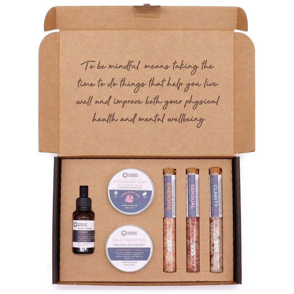 Ancient Wisdom Natural Gift Set - Self-Care Kit - Mindfulness & Serenity - Luxury Home Spa Set Health & Beauty > Personal Care > Cosmetics > Bath & Body Gift Sets > Natural Gift Sets emmy-jane-boutique.myshopify.com
