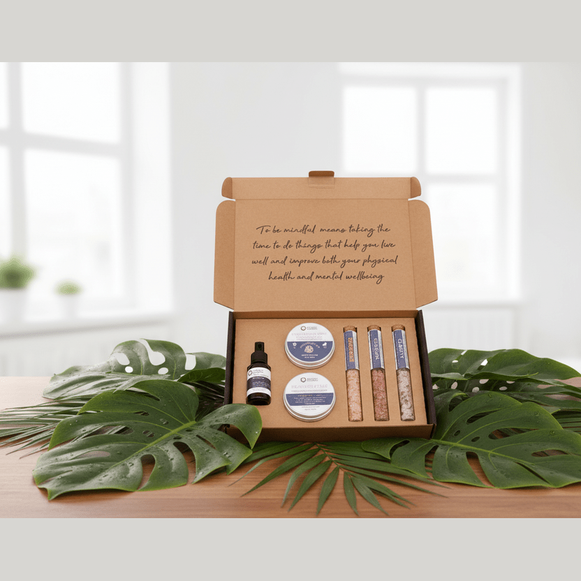 Natural Gift Set - Self-Care Kit - Mindfulness & Serenity - Luxury Home Spa Set