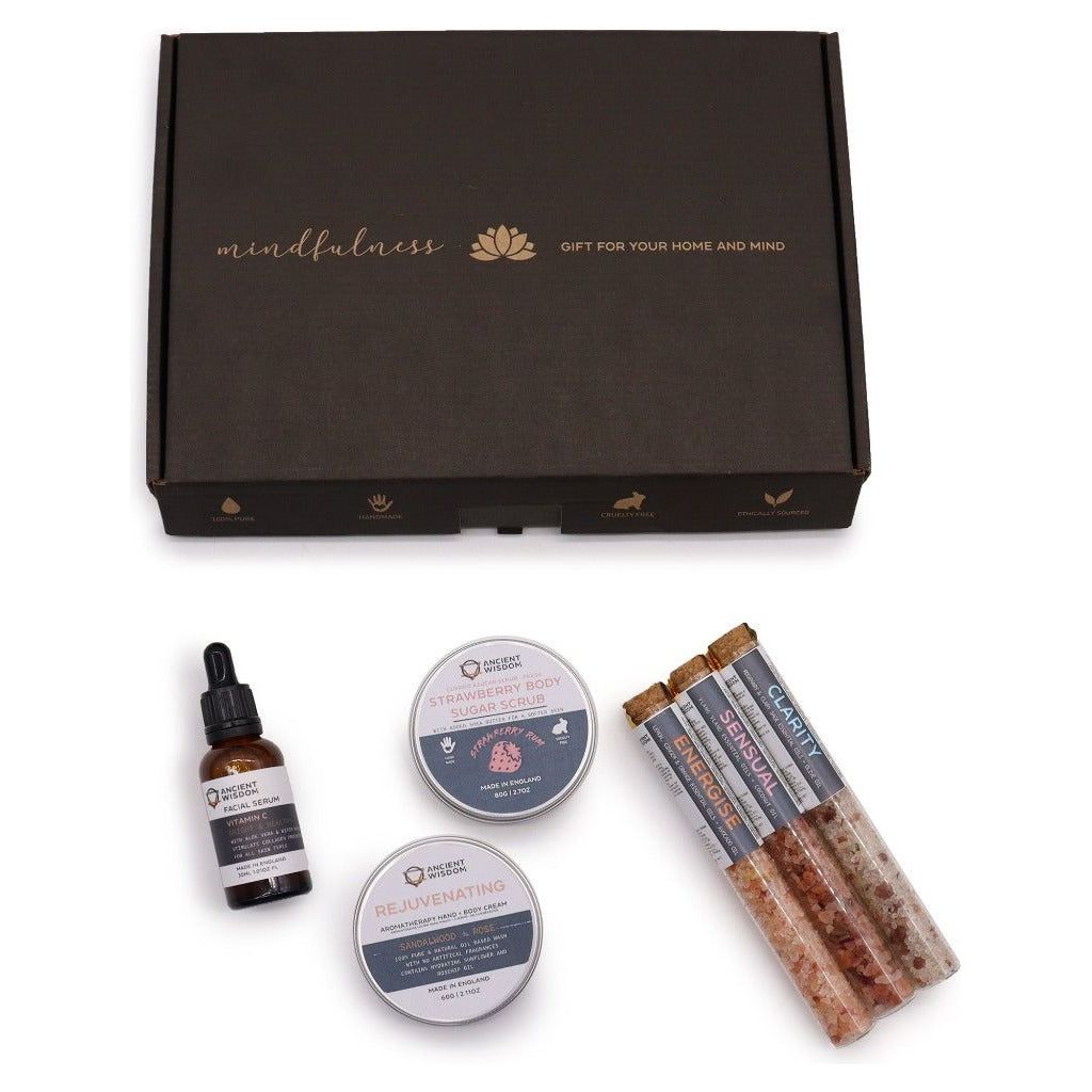 Emmy Jane Boutique Natural Gift Set - Self-Care Kit - Mindfulness & Serenity - Luxury Home Spa Set