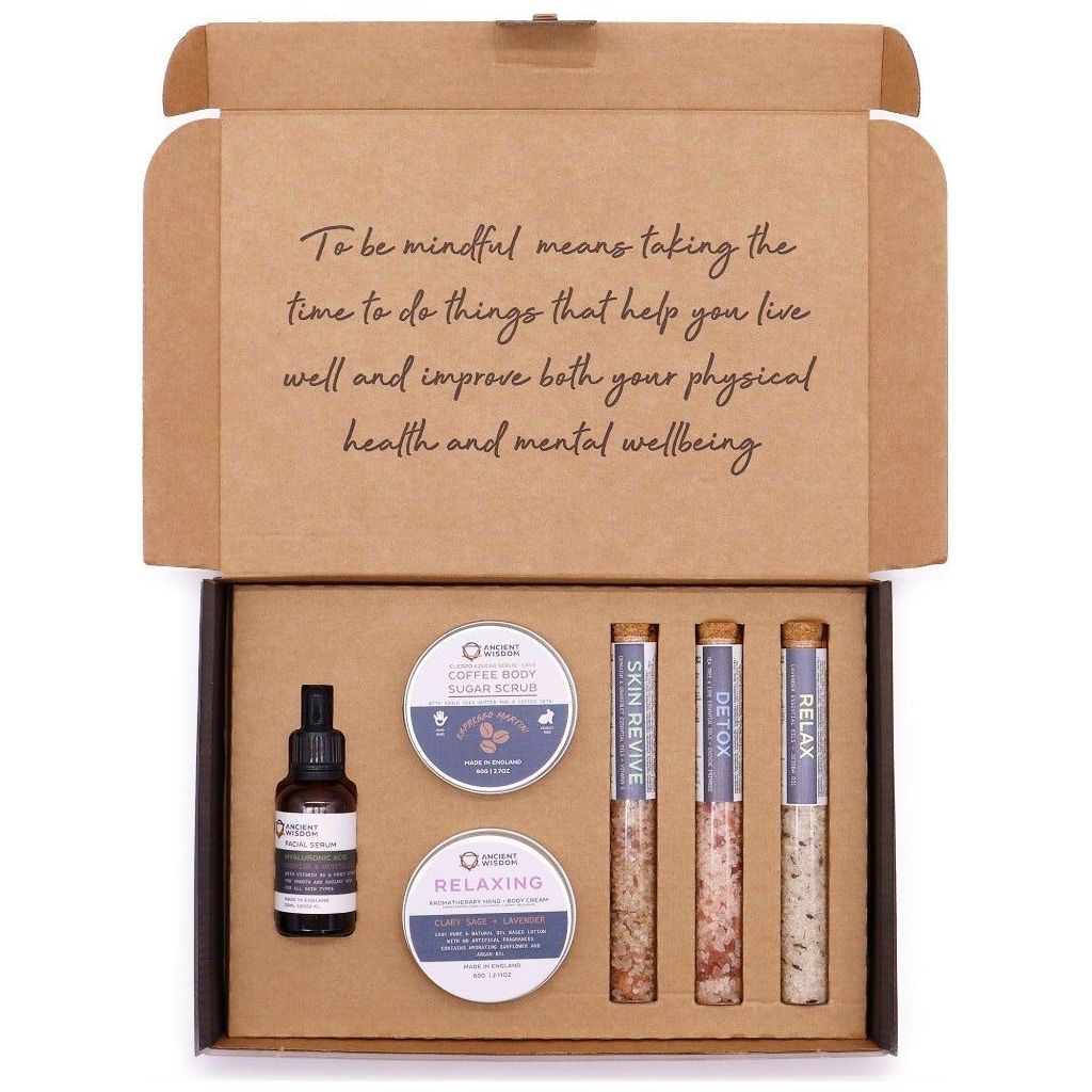 Emmy Jane Boutique Natural Gift Set - Self-Care Kit - Mindfulness & Serenity - Luxury Home Spa Set