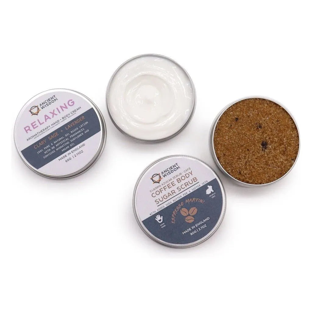 Ancient Wisdom Natural Gift Set - Self-Care Kit - Mindfulness & Serenity - Luxury Home Spa Set Health & Beauty > Personal Care > Cosmetics > Bath & Body Gift Sets > Natural Gift Sets emmy-jane-boutique.myshopify.com