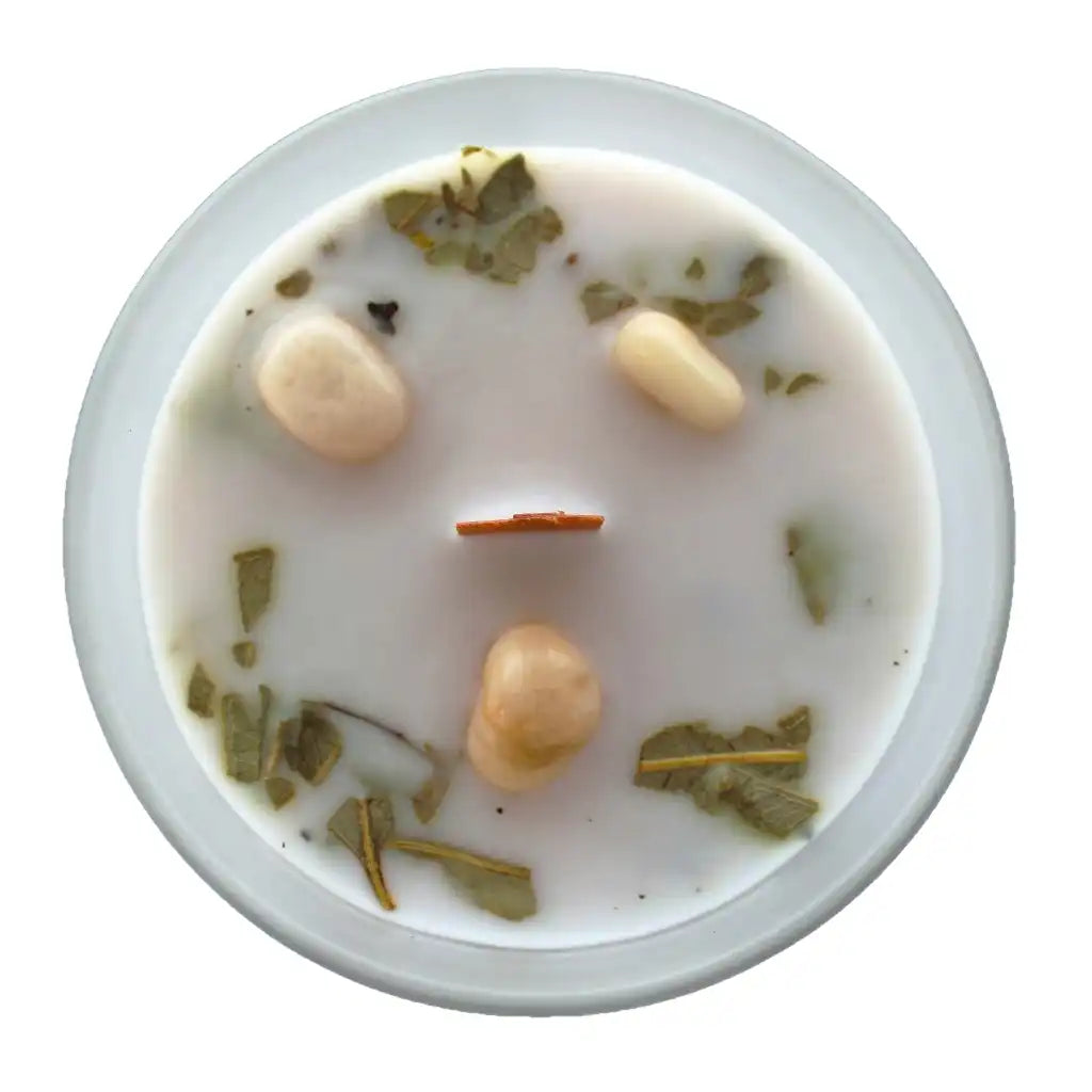 Emmy Jane Handmade Botanical Gemstone Candles - Wood Wick Long Burning Home & Garden > Decor > Home Fragrances > Candles > Gemstone Candles > Organic Wood Wick Candles emmy-jane-boutique.myshopify.com