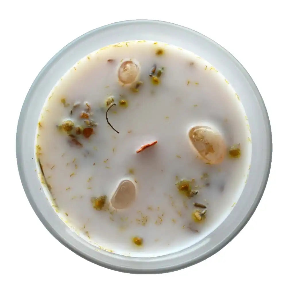 Emmy Jane Handmade Botanical Gemstone Candles - Wood Wick Long Burning Home & Garden > Decor > Home Fragrances > Candles > Gemstone Candles > Organic Wood Wick Candles emmy-jane-boutique.myshopify.com