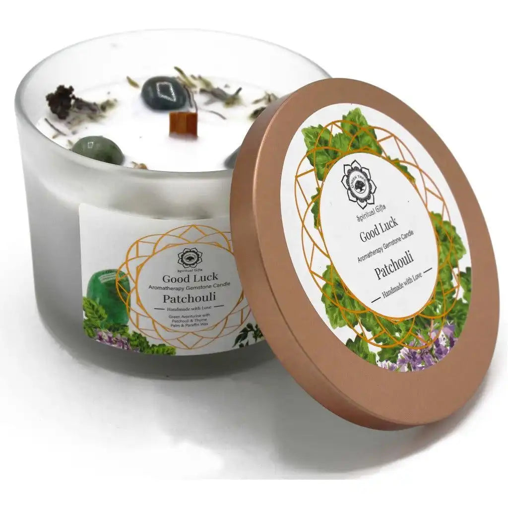 Emmy Jane Handmade Botanical Gemstone Candles - Wood Wick Long Burning Home & Garden > Decor > Home Fragrances > Candles > Gemstone Candles > Organic Wood Wick Candles emmy-jane-boutique.myshopify.com