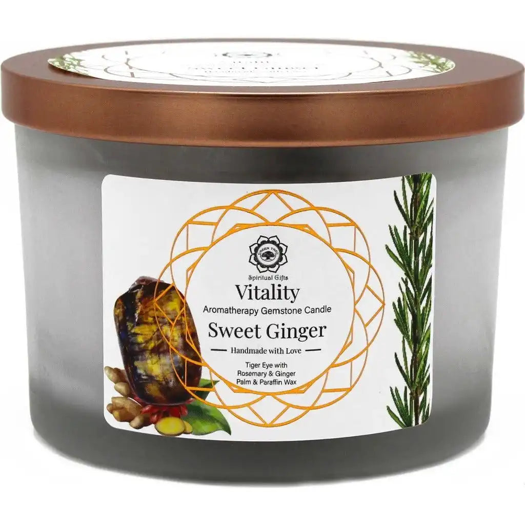 Emmy Jane Handmade Botanical Gemstone Candles - Wood Wick Long Burning Home & Garden > Decor > Home Fragrances > Candles > Gemstone Candles > Organic Wood Wick Candles emmy-jane-boutique.myshopify.com