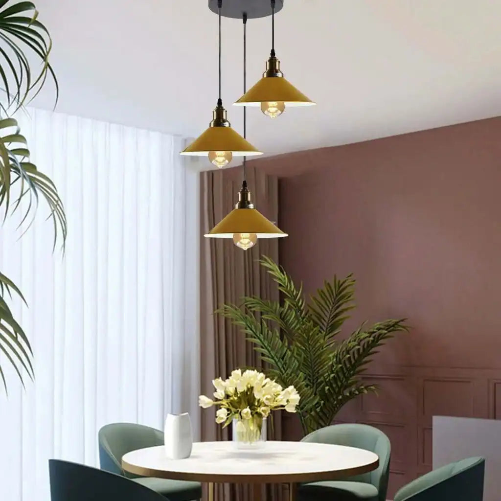 LEDSone Pendant Light Industrial Vintage Hanging Lamp - 3 Cluster Ceiling Light Home & Garden > Lighting > Lighting Fixtures > Ceiling Light Fixtures emmy-jane-boutique.myshopify.com