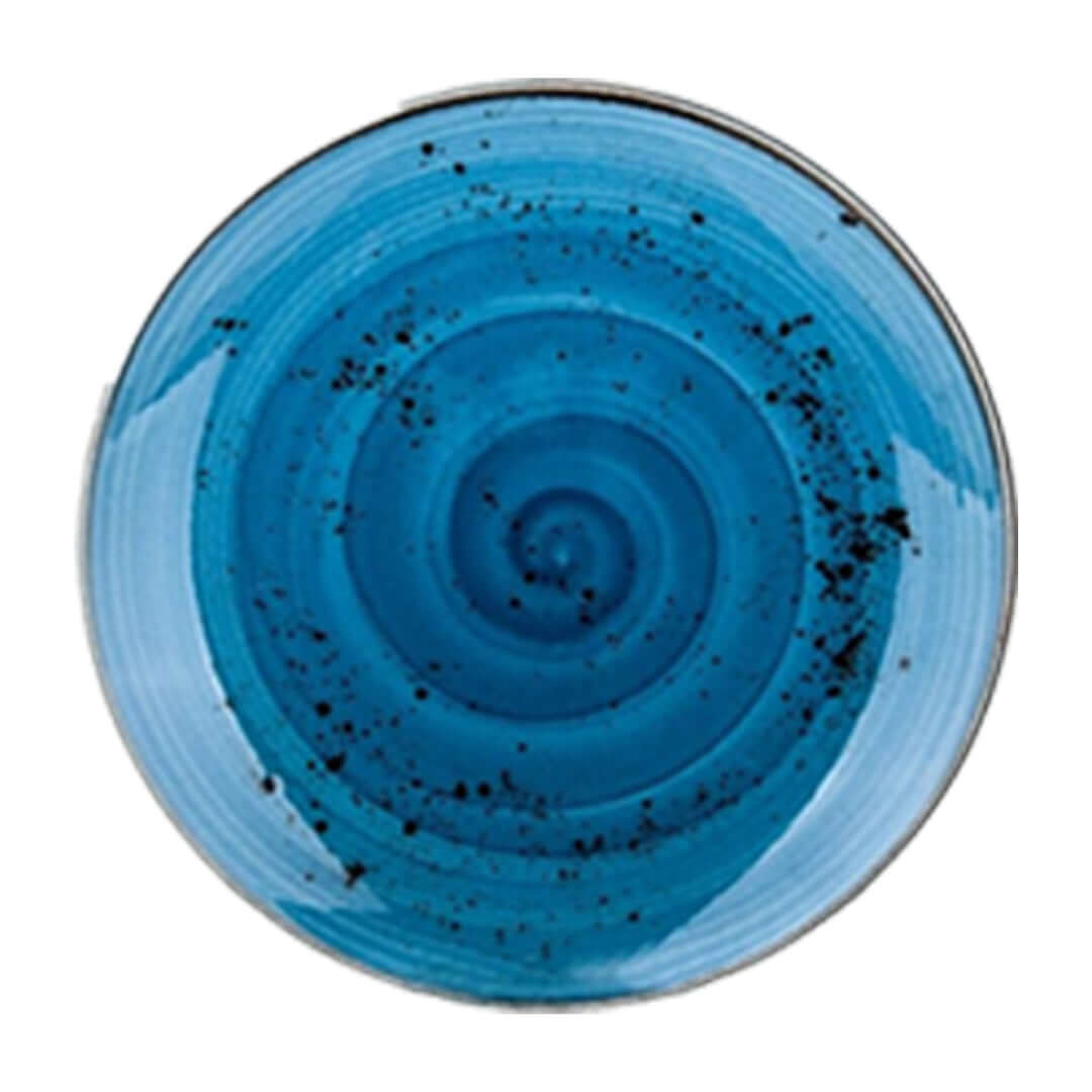 Porcelain Side Plate Pebble Marine Blue 19cm-0