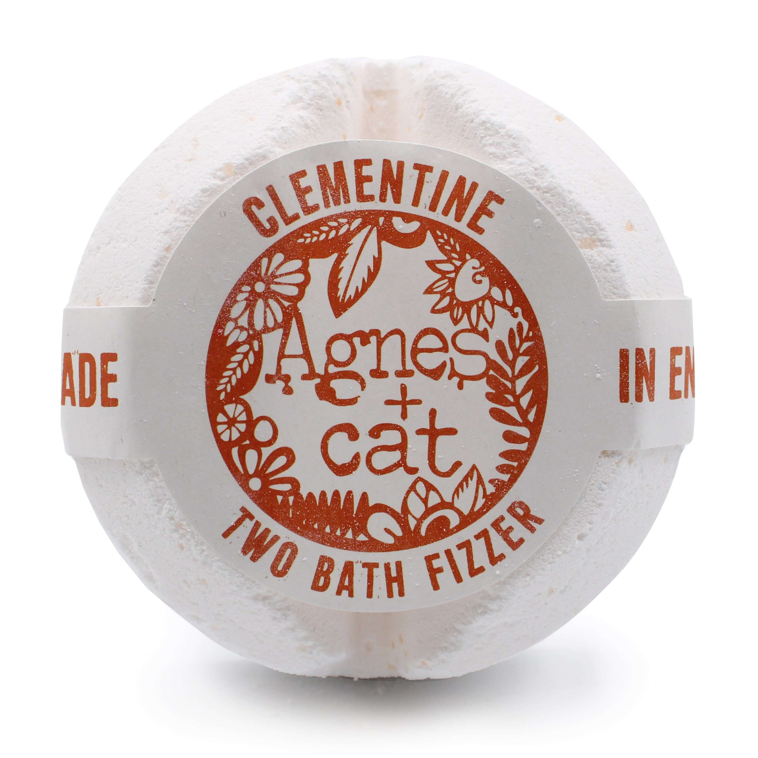 Bath Bomb Fizzers - Agnes & Cat - UK Made - Vegan Bath Soak