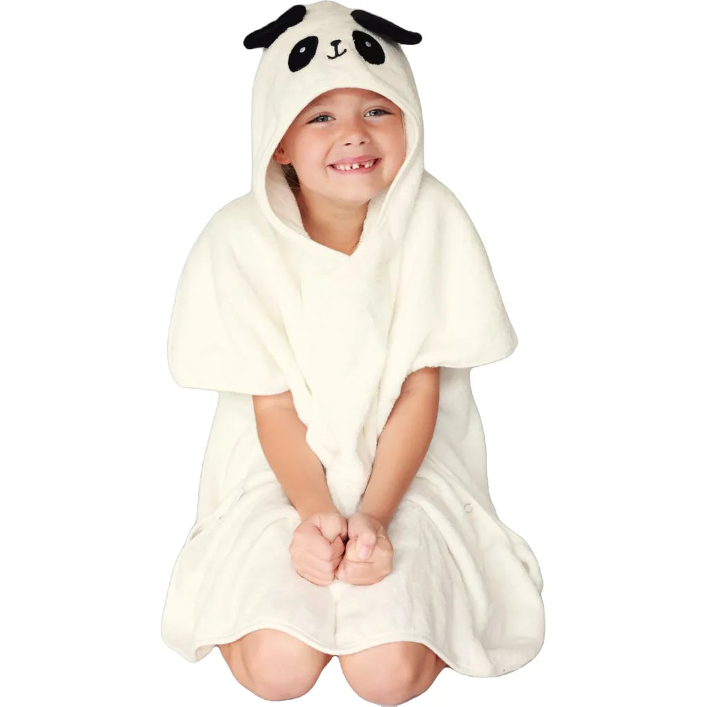 Dream Buy Kids Hooded Towel Poncho - 100% Combed Cotton - Panda Apparel & Accessories > Clothing > Sleepwear & Loungewear > Robes > Bath Robes > Kids Bath Robes >Panda Animals Kids Hooded Towel Poncho emmy-jane-boutique.myshopify.com
