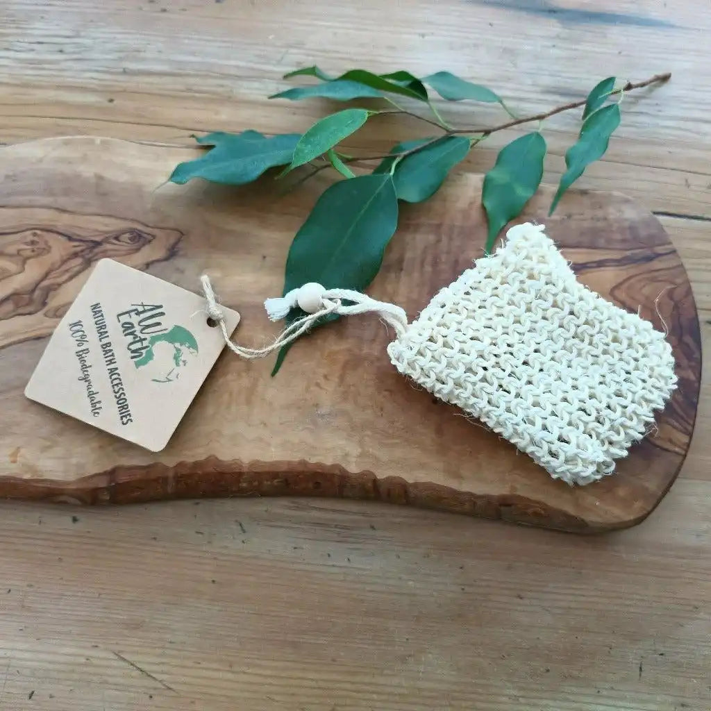 AW Earth Soap Bags - Natural Biodegradable Soap Bags - Sisal Bamboo or Jute Health & Beauty > Personal Care > Cosmetics > Bath & Body > Bar Soap > Soap Bags > Eco-Friendly Soap Bags emmy-jane-boutique.myshopify.com
