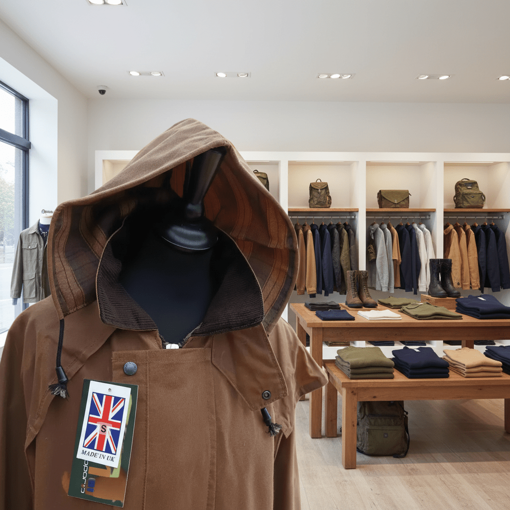 Game Long Wax Cape Coat - Game Waxed Stockman Jacket