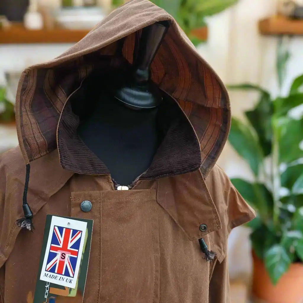 Game Long Wax Cape Coat - Game Waxed Stockman Jacket Apparel & Accessories > Clothing > Outerwear > Coats & Jackets > Long Cape Coat > Game Wax Stockman Jacket emmy-jane-boutique.myshopify.com