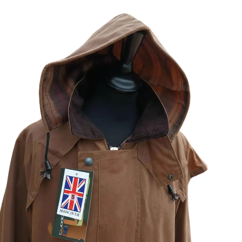 Game Long Wax Cape Coat - Game Waxed Stockman Jacket Apparel & Accessories > Clothing > Outerwear > Coats & Jackets > Long Cape Coat > Game Wax Stockman Jacket emmy-jane-boutique.myshopify.com