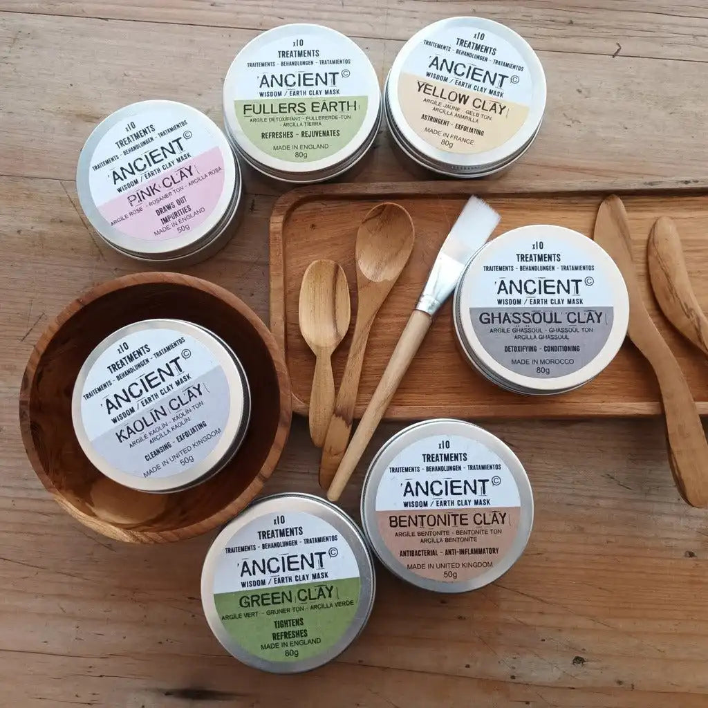 Ancient Wisdom Clay Face Mask - Ancient Wisdom Natural Skincare Powders - 8 Varieties Health & Beauty > Personal Care > Cosmetics > Skin Care > Skin Care Masks & Peels > Natural Face Masks > Clay Face Masks emmy-jane-boutique.myshopify.com